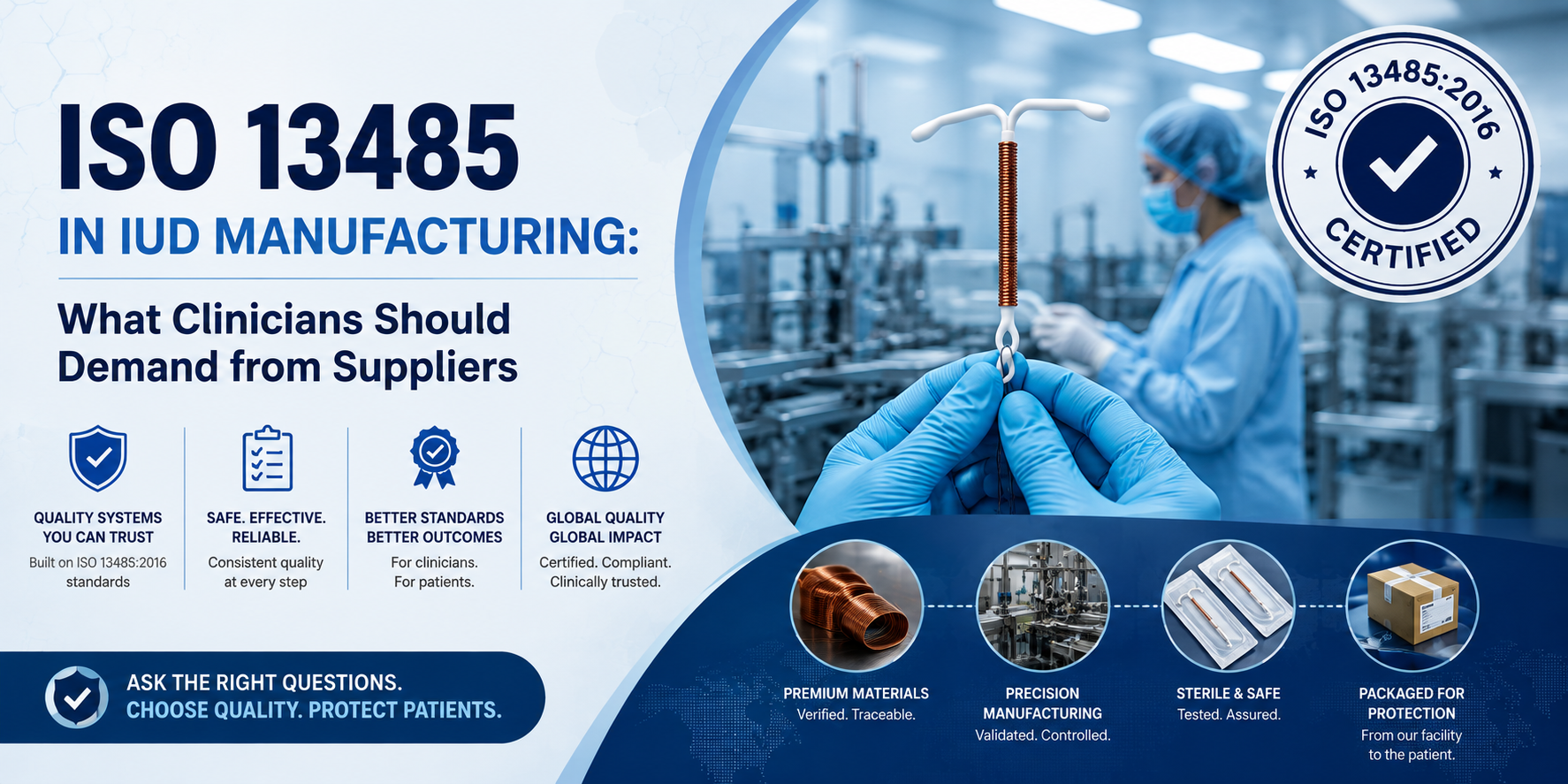 ISO 13485 in IUD Manufacturing: What Clinicians Should Demand from Suppliers